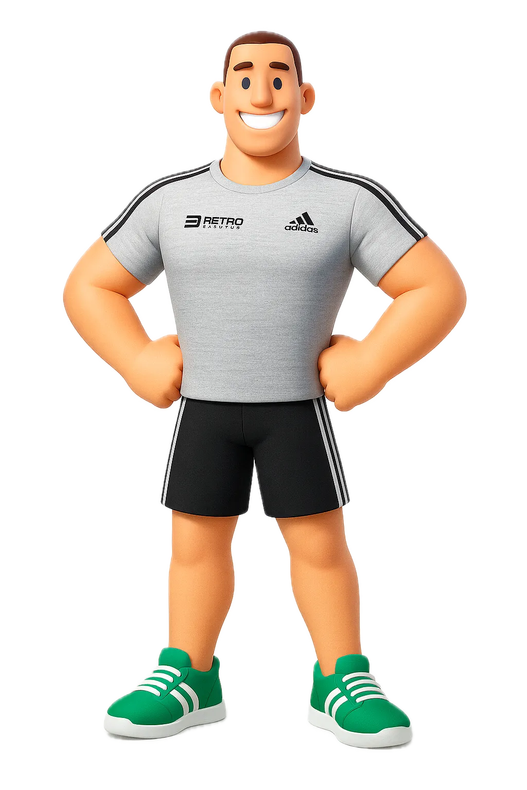 Postava Gaba, osobného trénera.