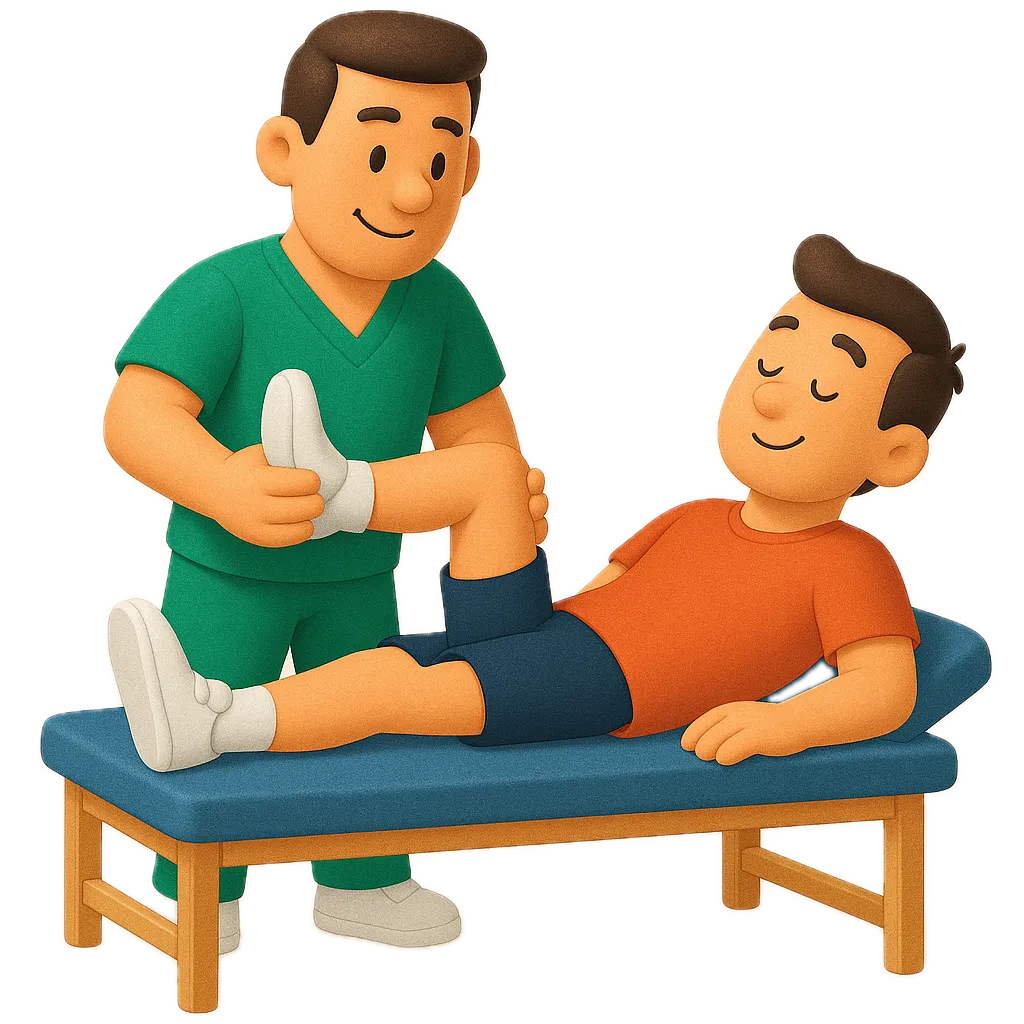 Ilustrácia fyzioterapie